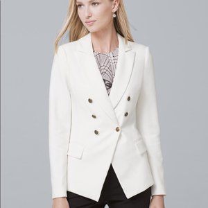 WHBM Trophy Jacket Blazer - White